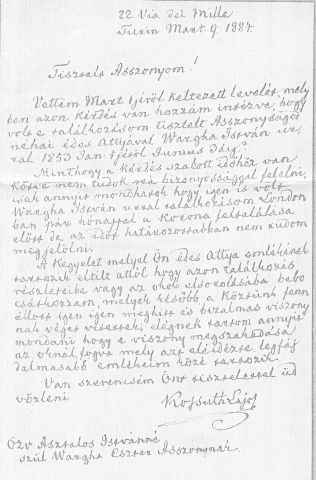 Kossuth levele
